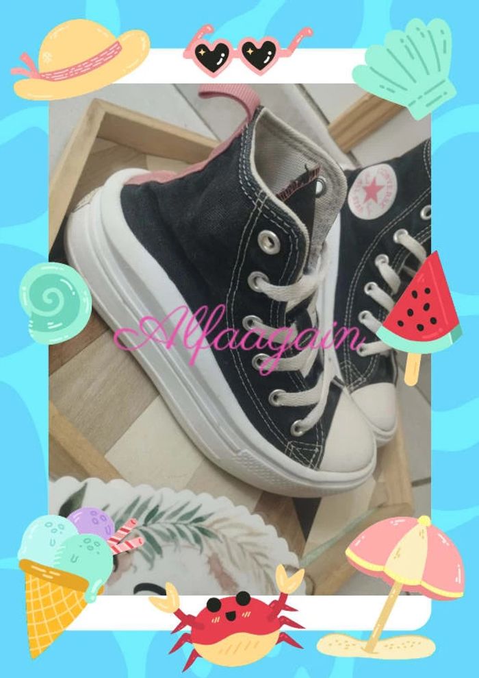 Baskets converse all star compensées 31 - photo numéro 2