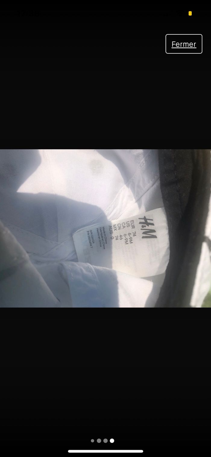 Casquette H&M 6/9 mois - photo numéro 4