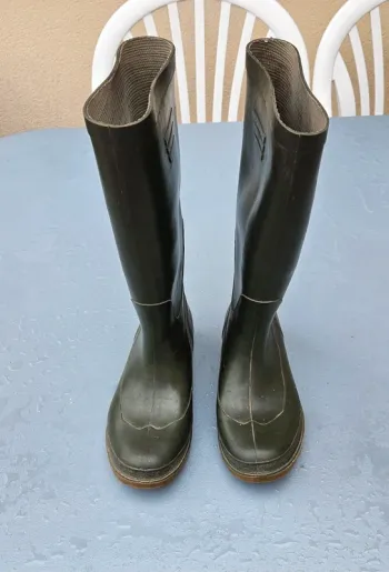 Bottes de pluie - 100% caoutchouc- Taille 41