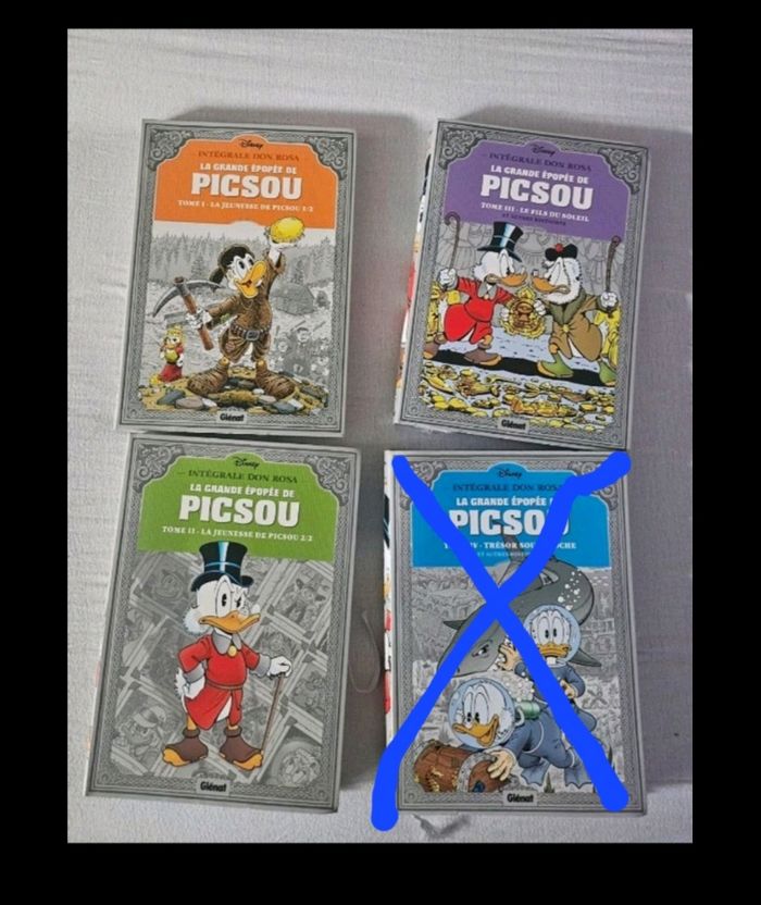 Livres la grande épopée de picsou