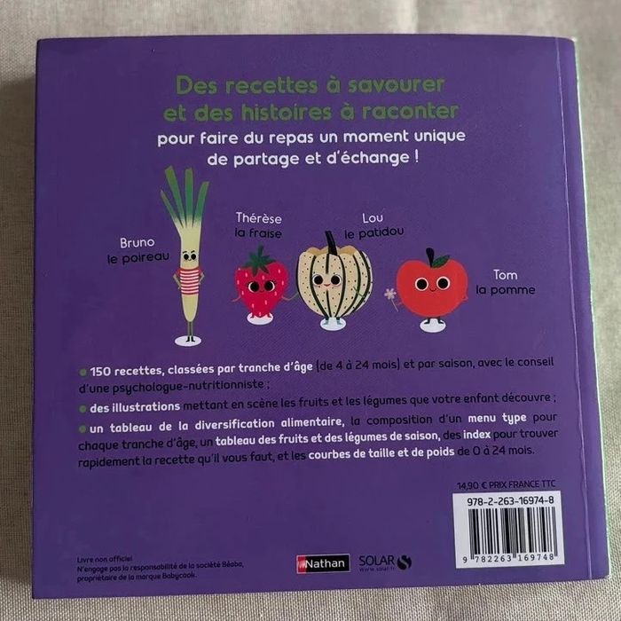 Livre de recettes pour bébé - photo numéro 2