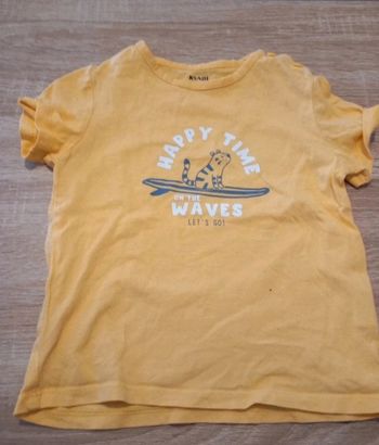 T-shirt tigre surfeur