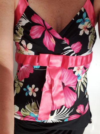 Top fleuri 38 jus d orange