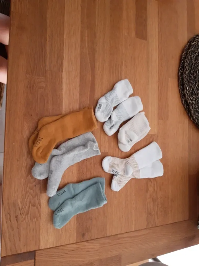 Lot de 6 paires de chaussettes bebe garcon