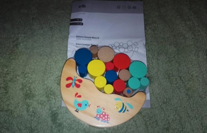 Jeu de société balancier en bois - photo numéro 3