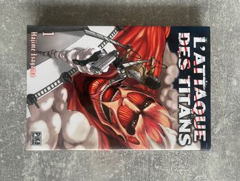 Manga L'attaque des titans, tome 1 en version française.