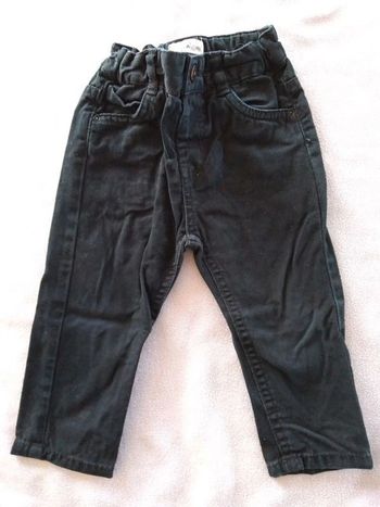 Pantalon jean noir Kimbaloo 18 mois