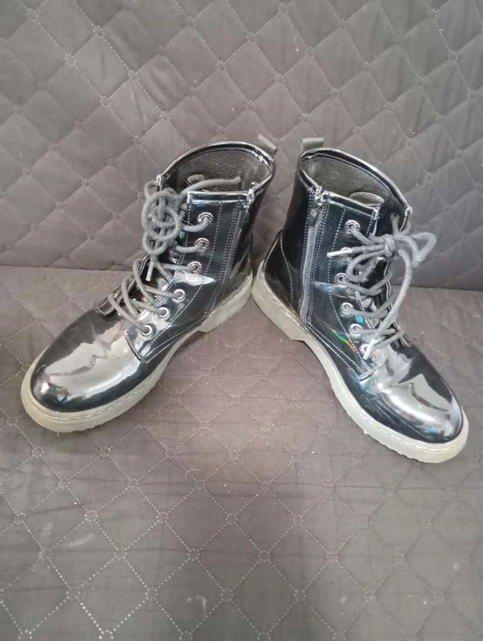 Bottines vernies noires taille 39 - photo numéro 6