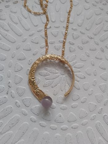 Collier pierre améthyste