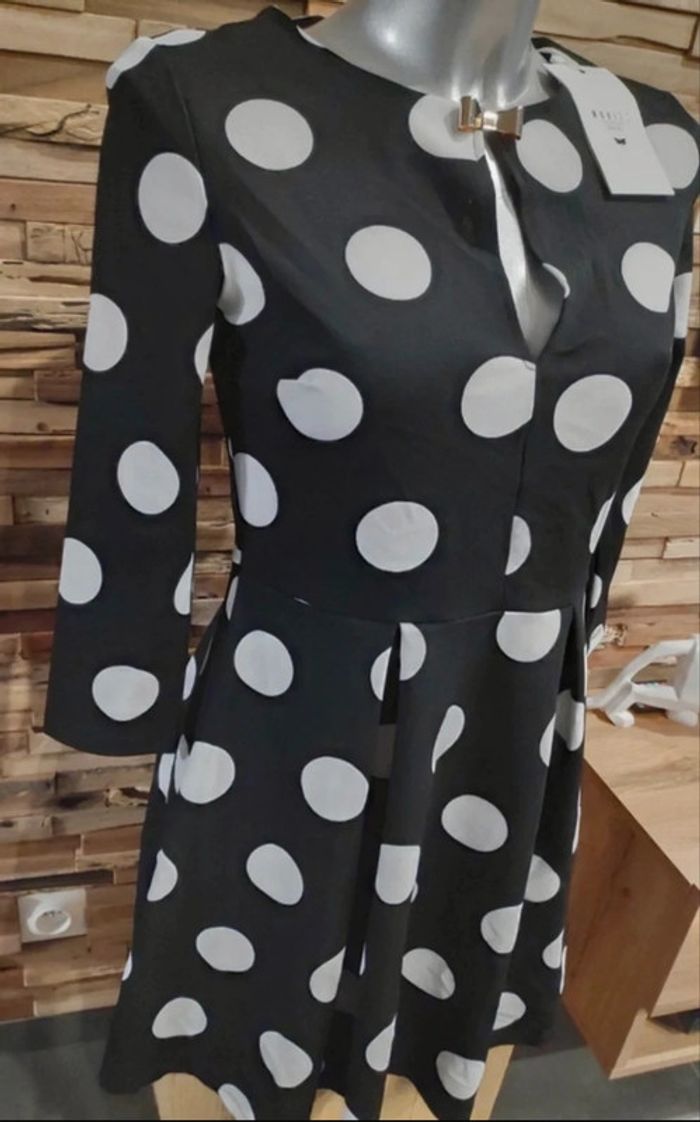 Robe à pois  sexy Taille S - photo numéro 3