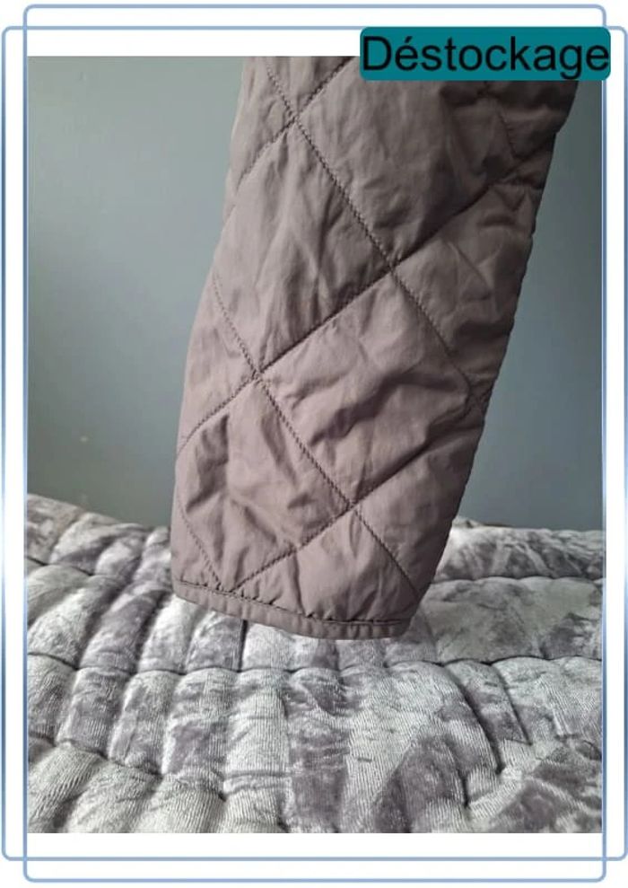 Veste femme the north face marron - taille M - brodé - photo numéro 3