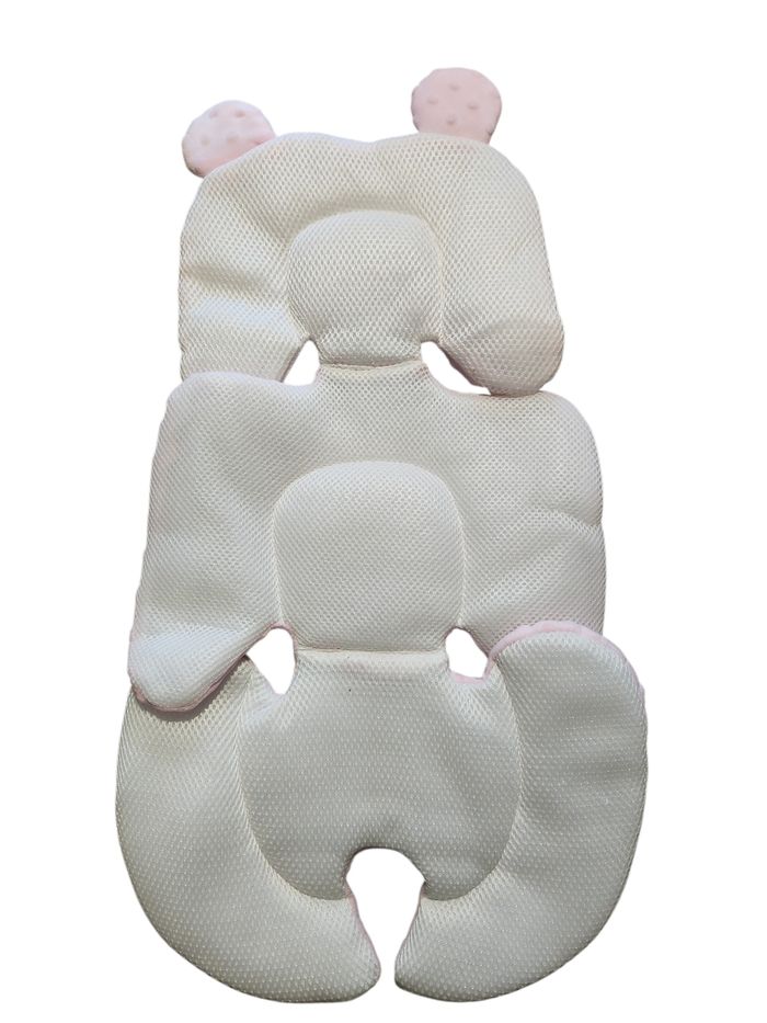 Réducteur rose bébé fille siège auto poussette cosy - photo numéro 2