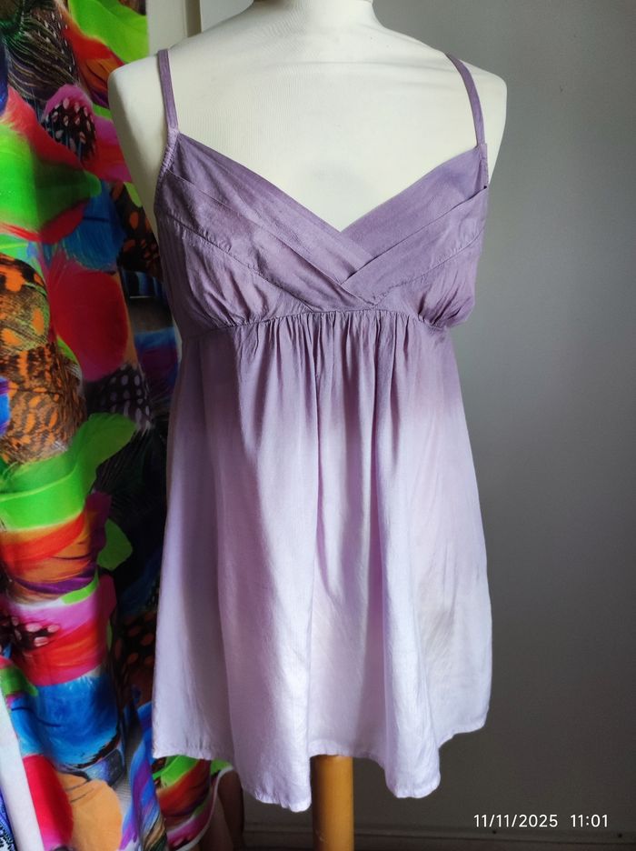 Débardeur Pimkie Violet Tie and Die T36