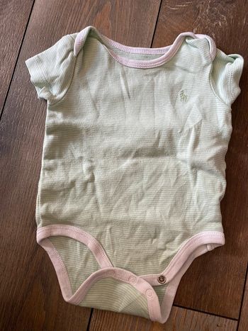 Bodie ralph Lauren 3 mois vert et blanc