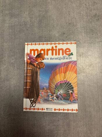Livre Martine en montgolfière