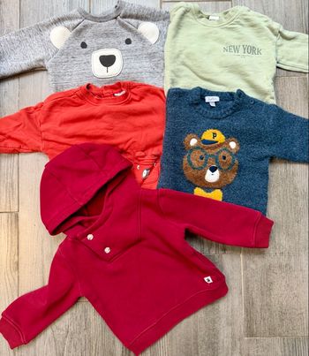 Lot de 5 pulls 18 mois