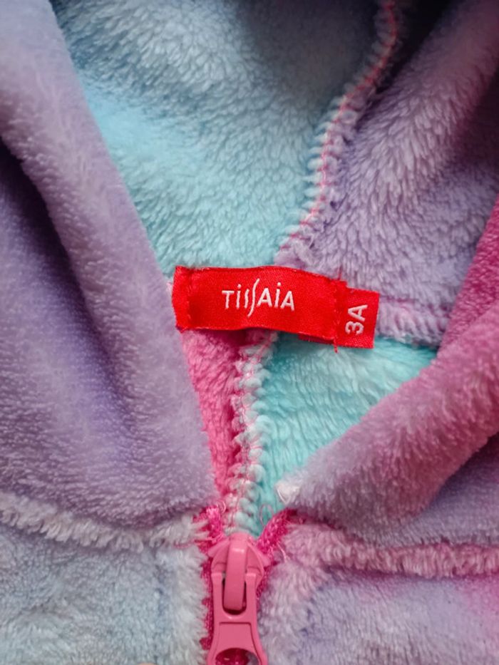 Pyjama surpyjama licorne multicolore arc en ciel 3 ans - photo numéro 3