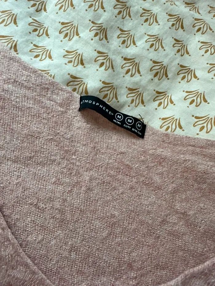 Pull rose Atmosphère - taille M - photo numéro 3