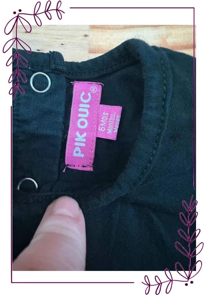 T-shirt à manches longues 6mois - photo numéro 2