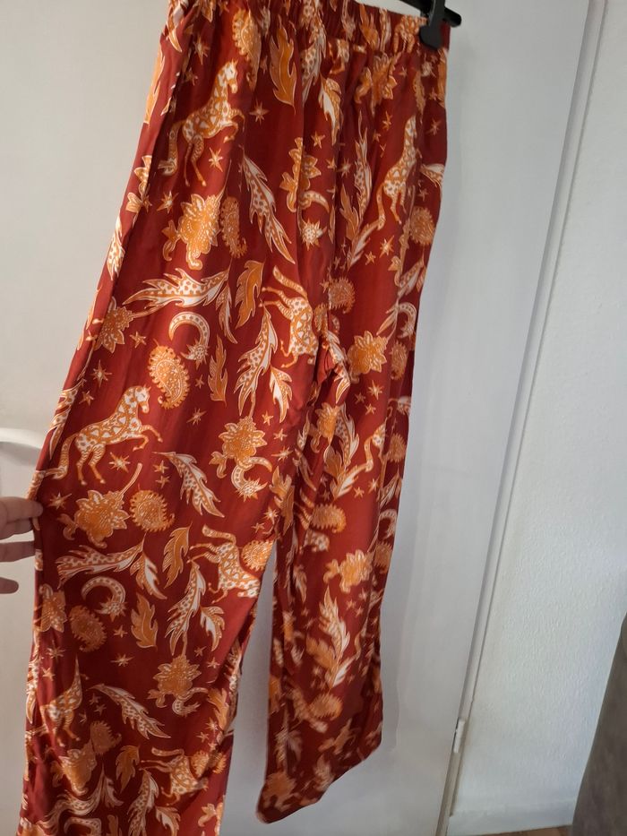 Pontalon ange jambe large taille 38 en très bon état - photo numéro 8