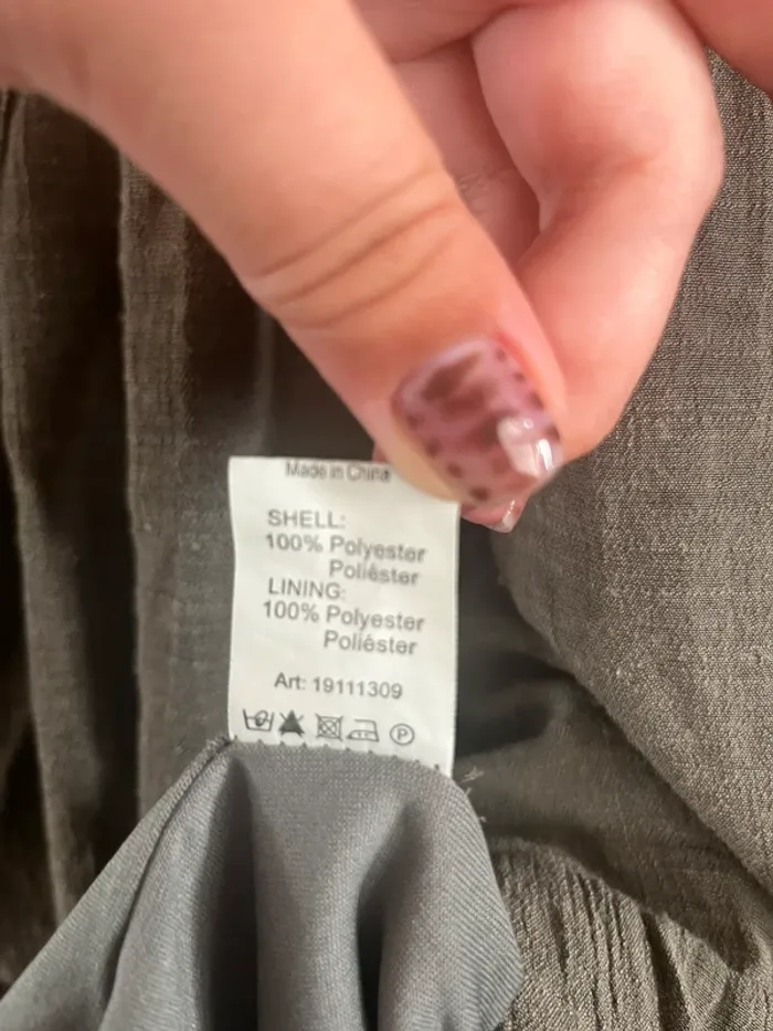 Robe large kaki - photo numéro 3