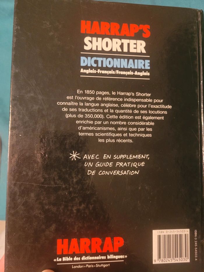 Dictionnaire français anglais - photo numéro 2