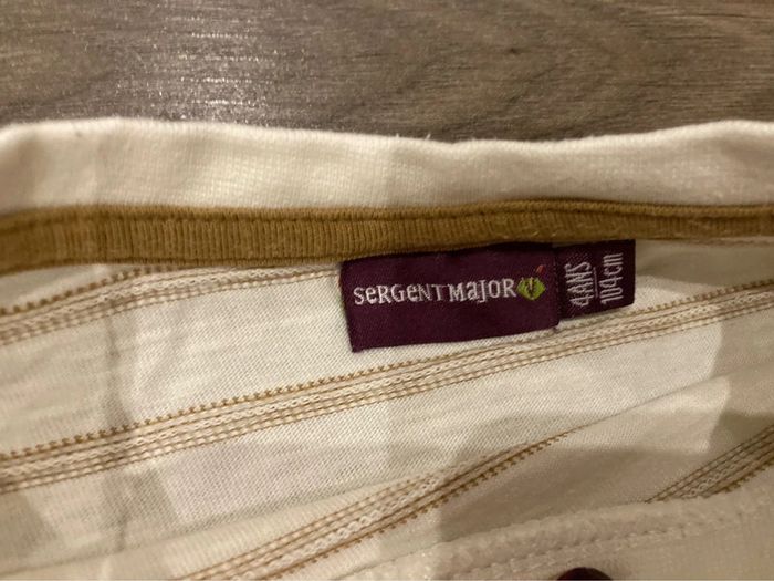 T-shirt Sergent Major 4 ans - photo numéro 3
