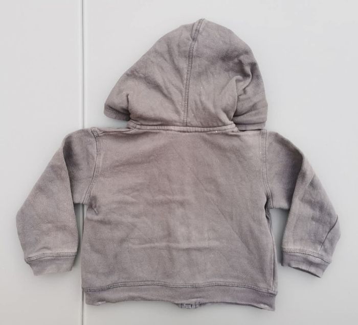 Sweat gilets zippé à capuche 2 ans garcon u essentiel - photo numéro 2