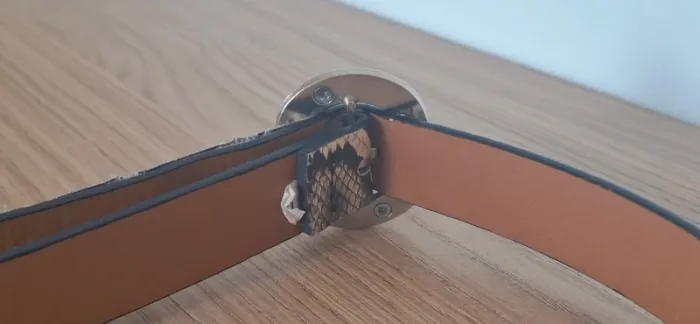 Ceinture effet python beige – LA tendance incontournable - Très bon état 🌟 - photo numéro 5