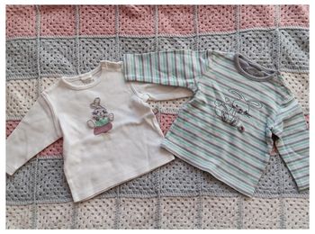 Lot t-shirts 3 mois Cadet Rousselle