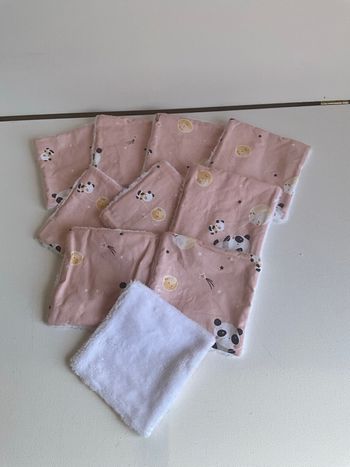Lingettes / débarbouillettes lavables