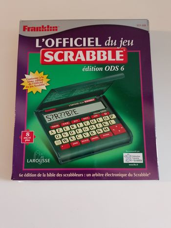L'officiel du jeu scrabble franklin Larousse complet et fonctionne 