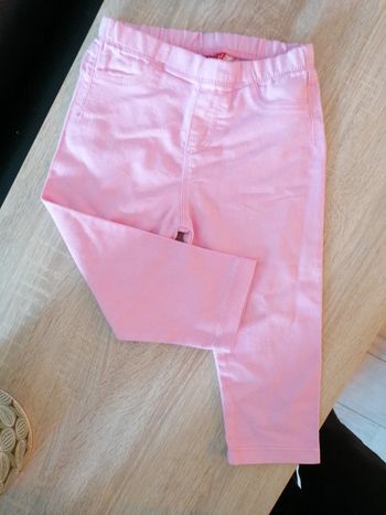 Jegging rose tissaia 24mois