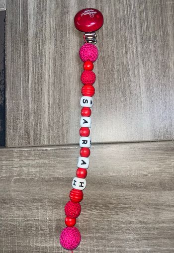 Attache tétine personnalisé