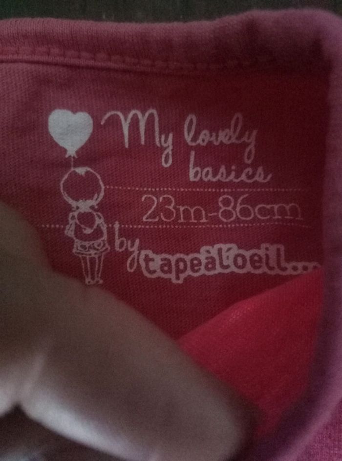 T-shirt rose - photo numéro 3