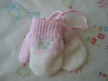 moufles bébé taille unique