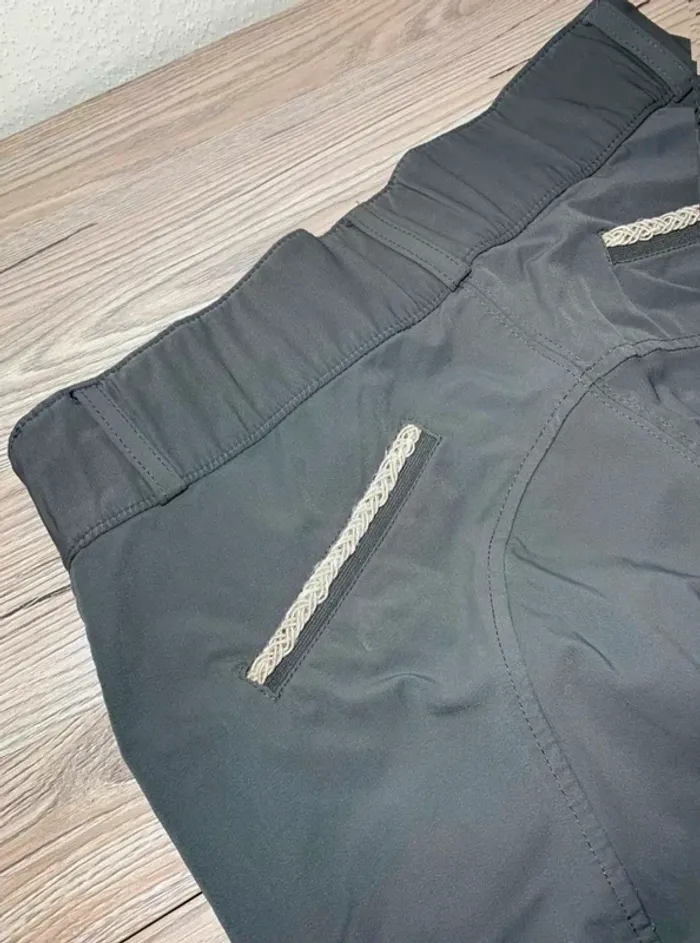 Pantalon d’équitation Equithème Josephine gris 38 - photo numéro 4