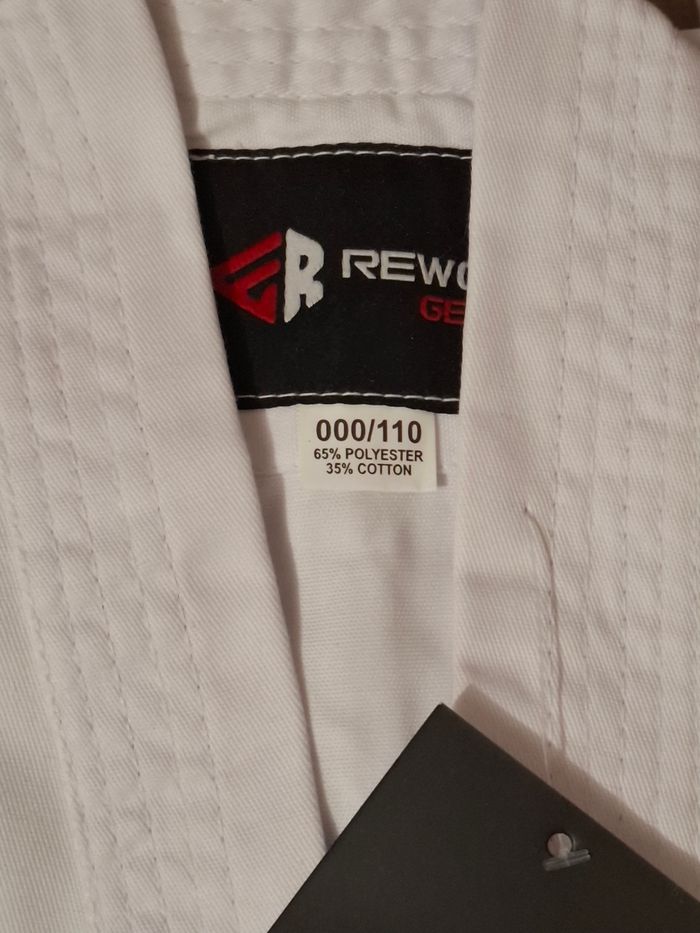 Combinaison karaté entraînement enfant garçon fille coton - photo numéro 3