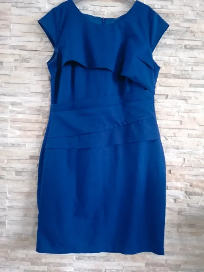 Robe de soirée bleu électric taille 40 - photo numéro 2