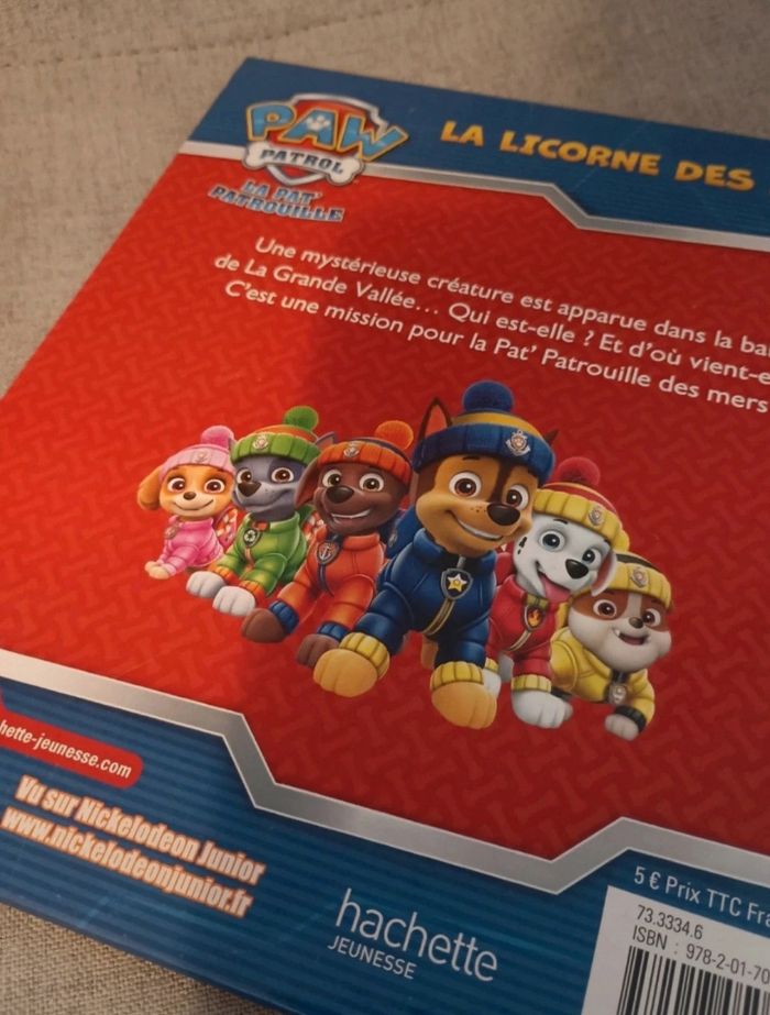 Livre pat patrouille la licorne des mers - photo numéro 3