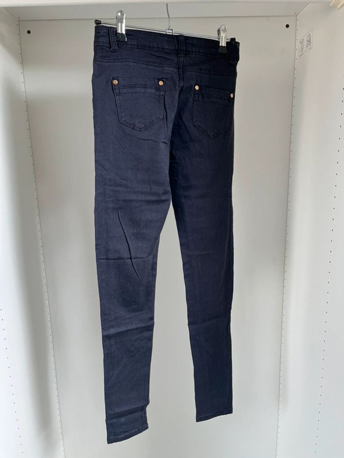 Jean skinny bleu marine - photo numéro 2