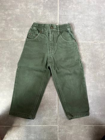 Pantalon en jean kaki mixte 2 ans