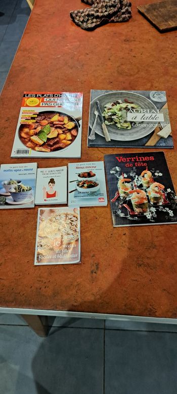 Lot livres de recette