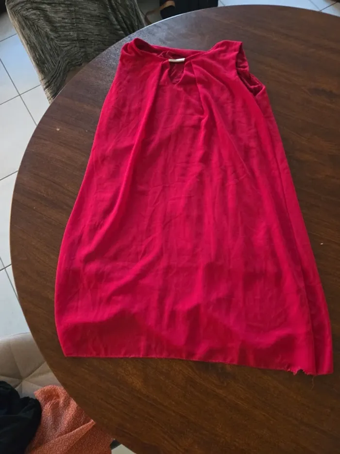 Robe ample rouge