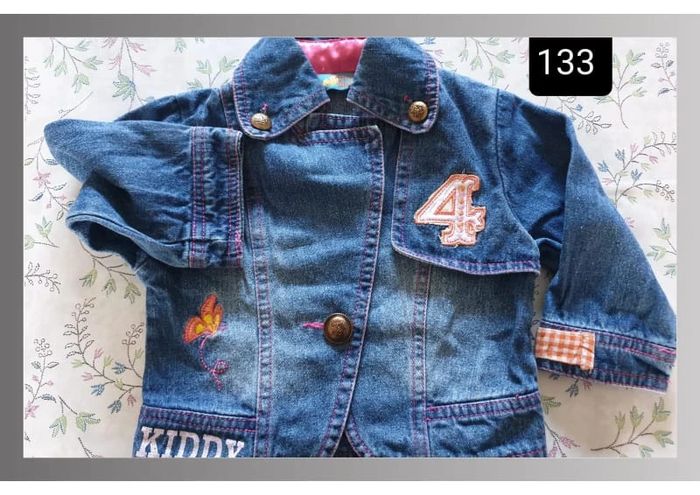veste en jean bleu fille "4" Tom et Kiddy 12 mois