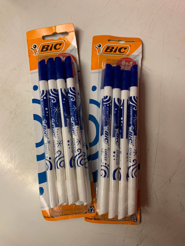 Effaceurs réécriveurs BIC