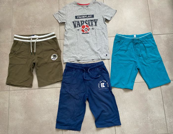 Lot OKAIDI shorts & t-shirts taille 10 ans - photo numéro 4