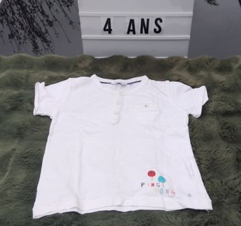 Tee-shirt manche courte 4 ans