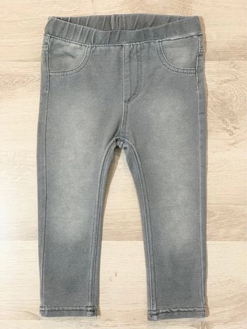 Legging jean H&M 12/18 mois noir délavé gris