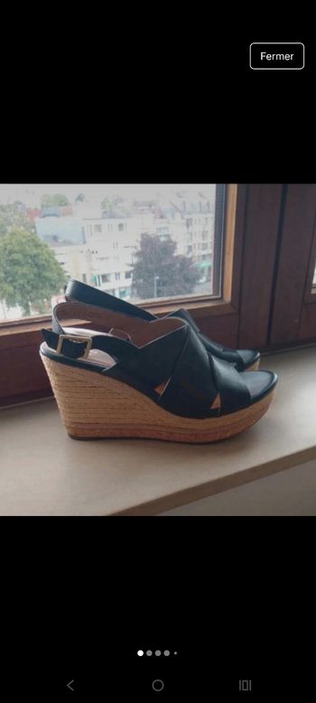 Magnifiques sandales en cuir Clarks